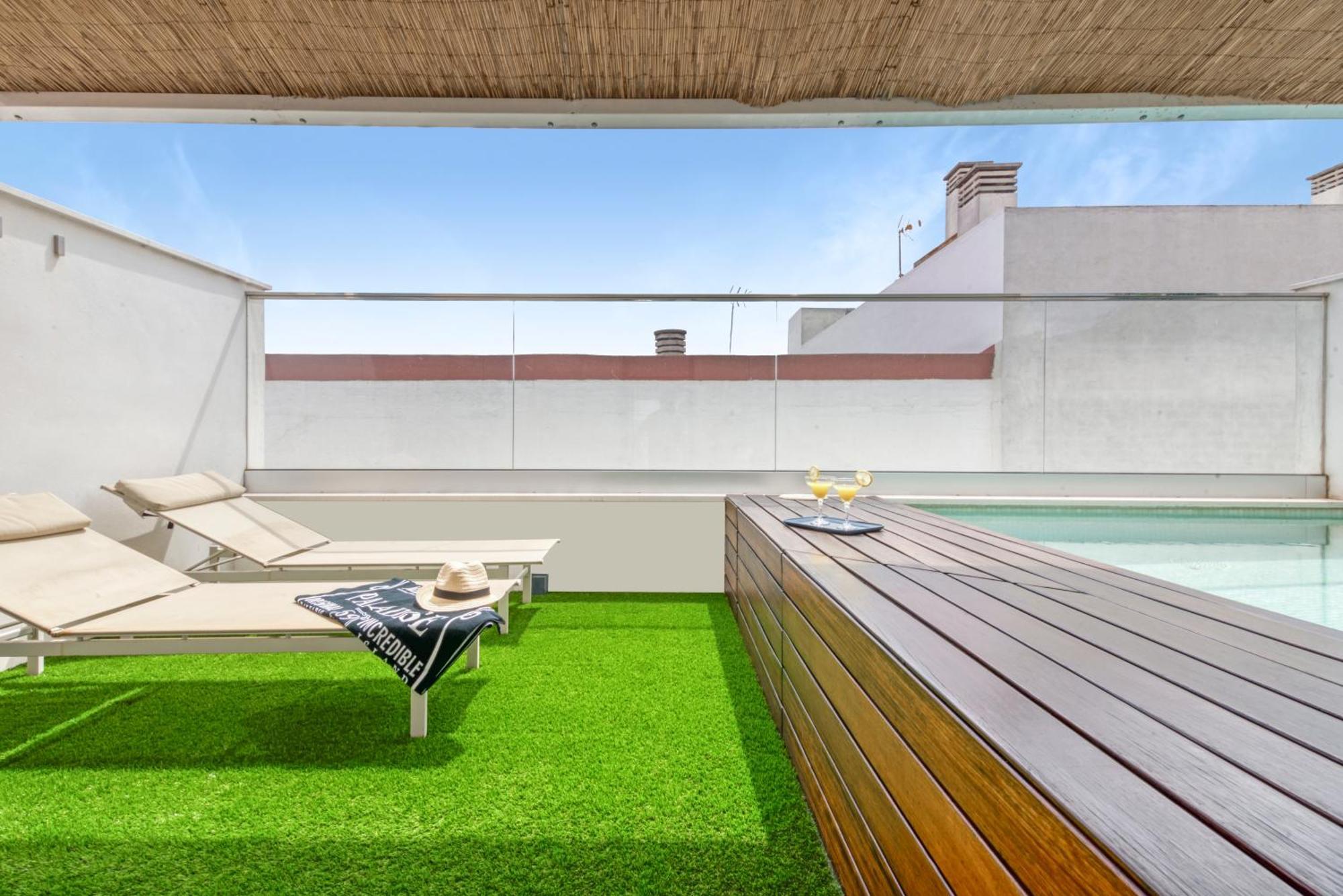Leonalba House Private Private Rooftop Private Pool Private Andalusian Courtyard Free Parking Bbq 8 Guests Villa Cordoba