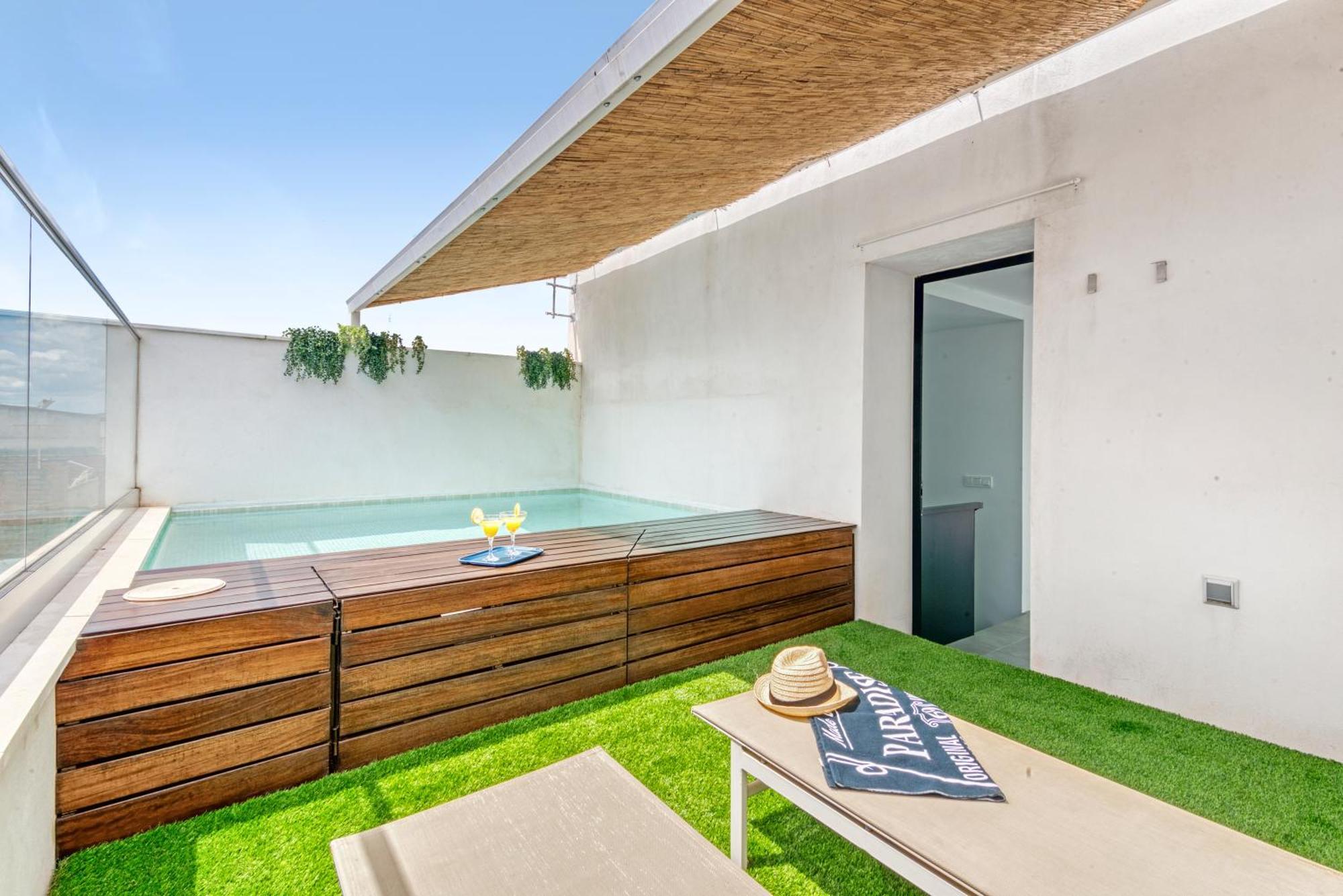 Leonalba House Private Private Rooftop Private Pool Private Andalusian Courtyard Free Parking Bbq 8 Guests * Cordoba